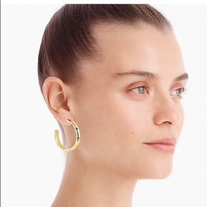 Alison Lou X j crew hoop earings